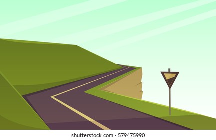 Mountain Asphalt Road