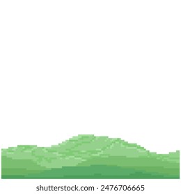 mountain background pixel art for dynamic digital projects and designs.