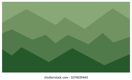 Mountain Background template design. Illustration Vector