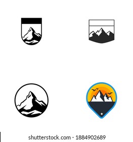 mountain badge logo design inspiration