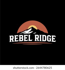 Mountain badge Rebel Ridge logo