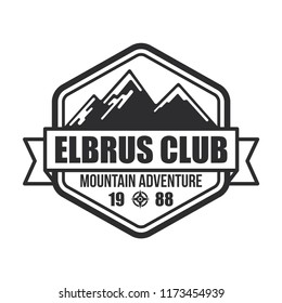 Mountain Badge Vector