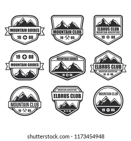 Mountain Badge Vector