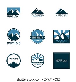 Mountain Badge Vector EPS10