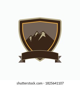 Mountain Badges Emblem Logo Template.