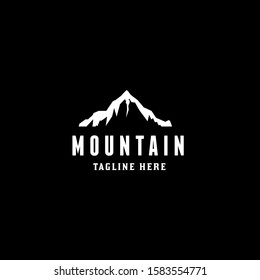 Mountain and Badges Explorer Adventure Logo 