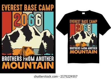 mountain best trendy funny adventure t shirt design vector eps file