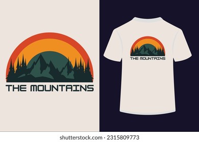 The Mountain best vector T-Shirt Design