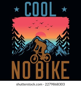 Mountain bicycle adventures graphics tshirt design