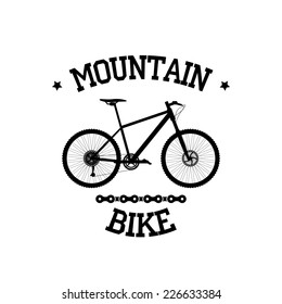 Mountain bike emblem
