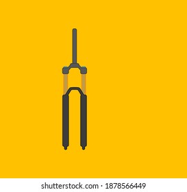 mountain bike fork. illustration for web and mobile design.