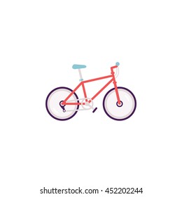 Mountain Bike Icon Illustration