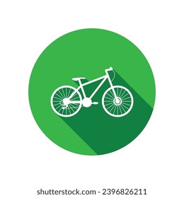 mountain bike icon vector template illustration logo design