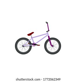 Mountain bike isolated on white background. Vector illustration