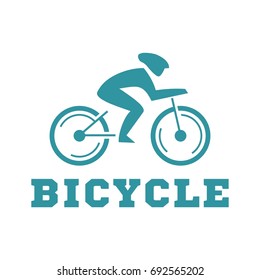 Mountain bike logo template