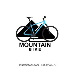 Mountain bike logo - vector 3