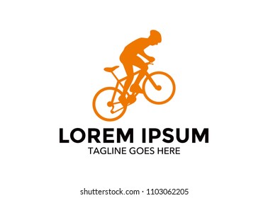 Mountain Bike Logo Vector Design