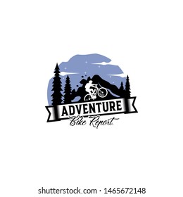 Mountain Bike Logo Vector Template