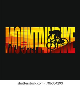 Mountain bike sign