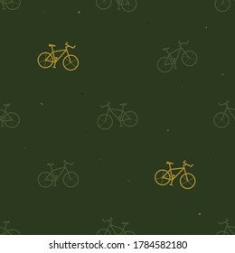 Mountainbike-Silhouettenhintergrund - Vektorhintergrund