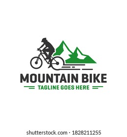 mountain bike sports logo design