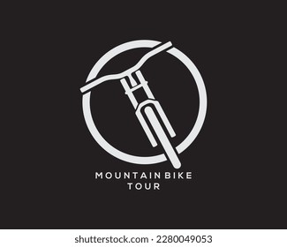  mountain bike tour, vector design