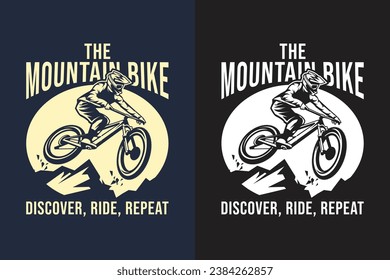 das T-Shirts-Logo für Mountainbike