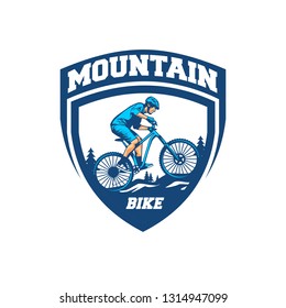 mountain bike vector