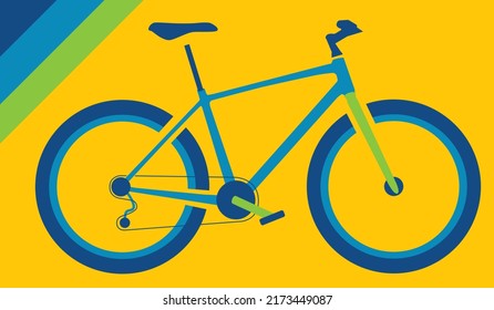 Mountain bike vector art by Tim Thayer - eyebuzz.com