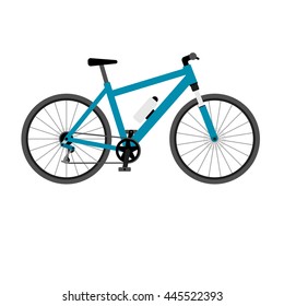 Mountain bike. Vector icon isolated on white background
