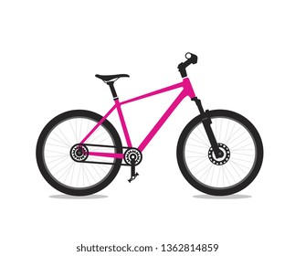 Mountain bike vector illustration