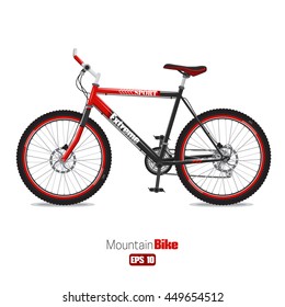Mountain bike. Vector illustration