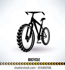 mountain bike vector symbol