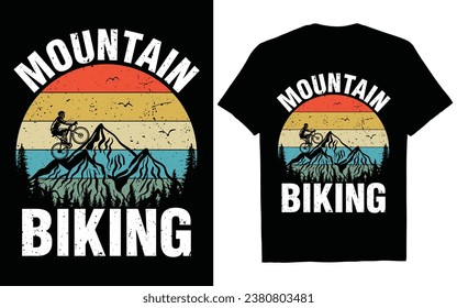 Mountain biking. bike t-shirt design