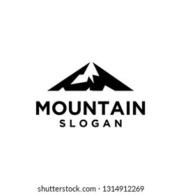 mountain black logo icon designs vector