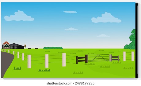 Mountain , Blue Sky reflecting on a lake water  beautiful landscape background , vector design illustration . Landscape, Illustrated with Hills or Mountains, Lake Water,, Blue Background. Nature