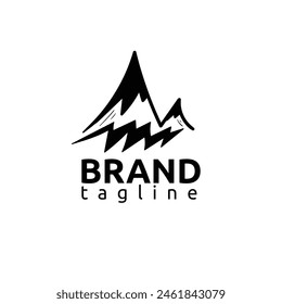 mountain brand logo suitable for product logo