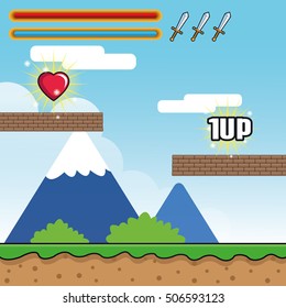 Mountain bricks heart and videogame design