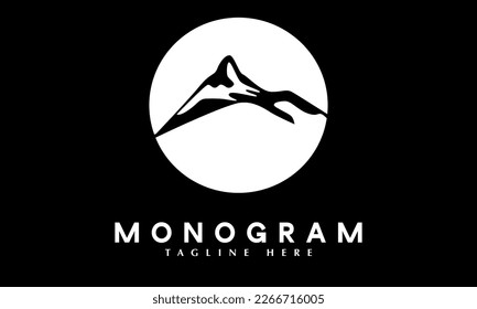 Mountain business company logo vector template
