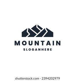 mountain business logo design vector template.