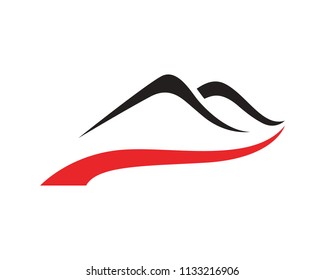Mountain Business Template Vector