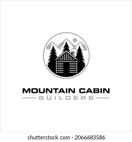 Mountain cabin with classic style design