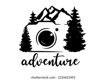 Mountain Camera Design, on white