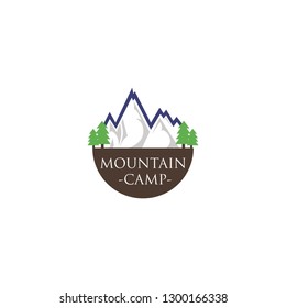 Mountain Camp Logo Template