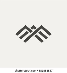 mountain camp logo vector , mountain house logo vector