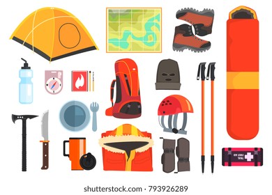 Mountain Camping Equipment Set