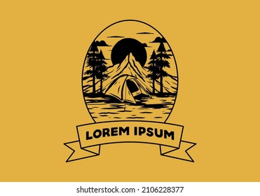 Mountain camping using dome tents design