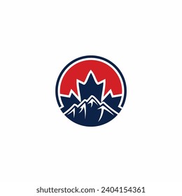 Logo-Design-Symbol für Ahornblatt-Symbol	