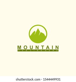 Mountain In A Circle With The Words Mountain