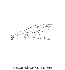 Mountain Climbers outline